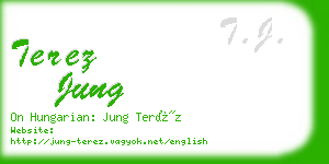 terez jung business card